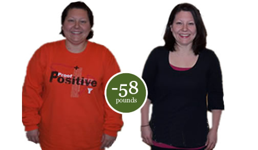 Katrina lost 58 pounds